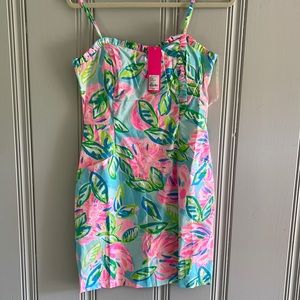 Brand New w/ tag Lilly Pulitzer Brenda Stretch Dress In Totally Blossom size 6!